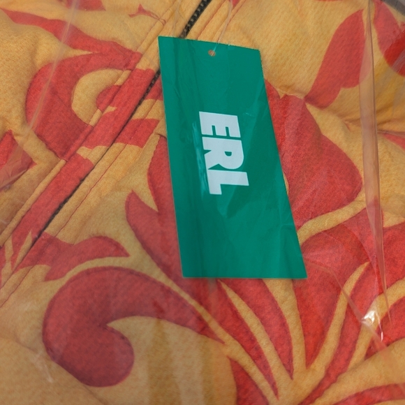 ERL TROPICAL FLOWERS PUFFER Sz Large NEW WITH TAGS - Picture 14 of 14